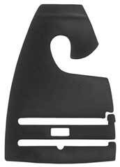 Black Plastic Necktie Hanger