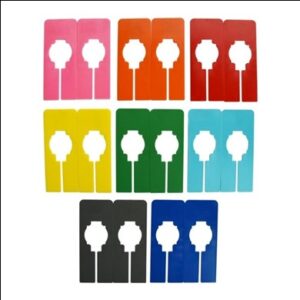 Rectangular Size or Merchandise Dividers in Colors