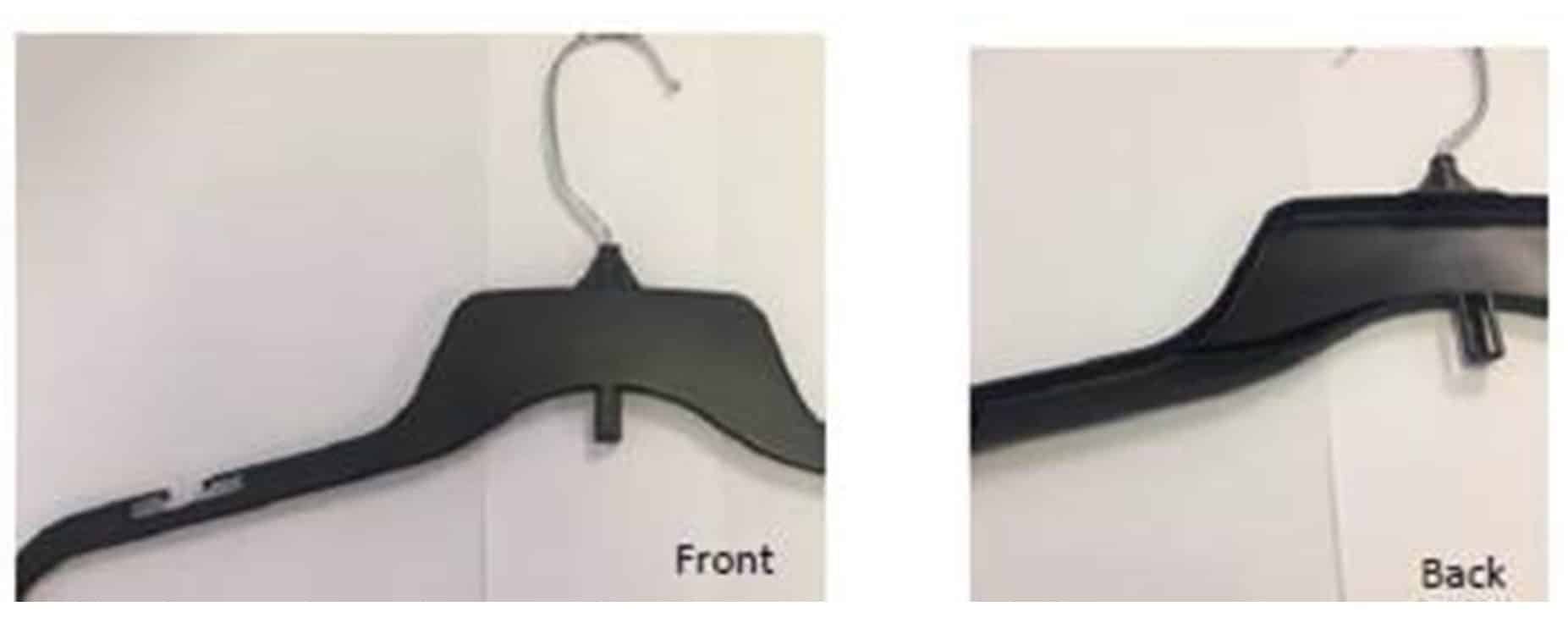 Recycled Black 17" Top Hanger