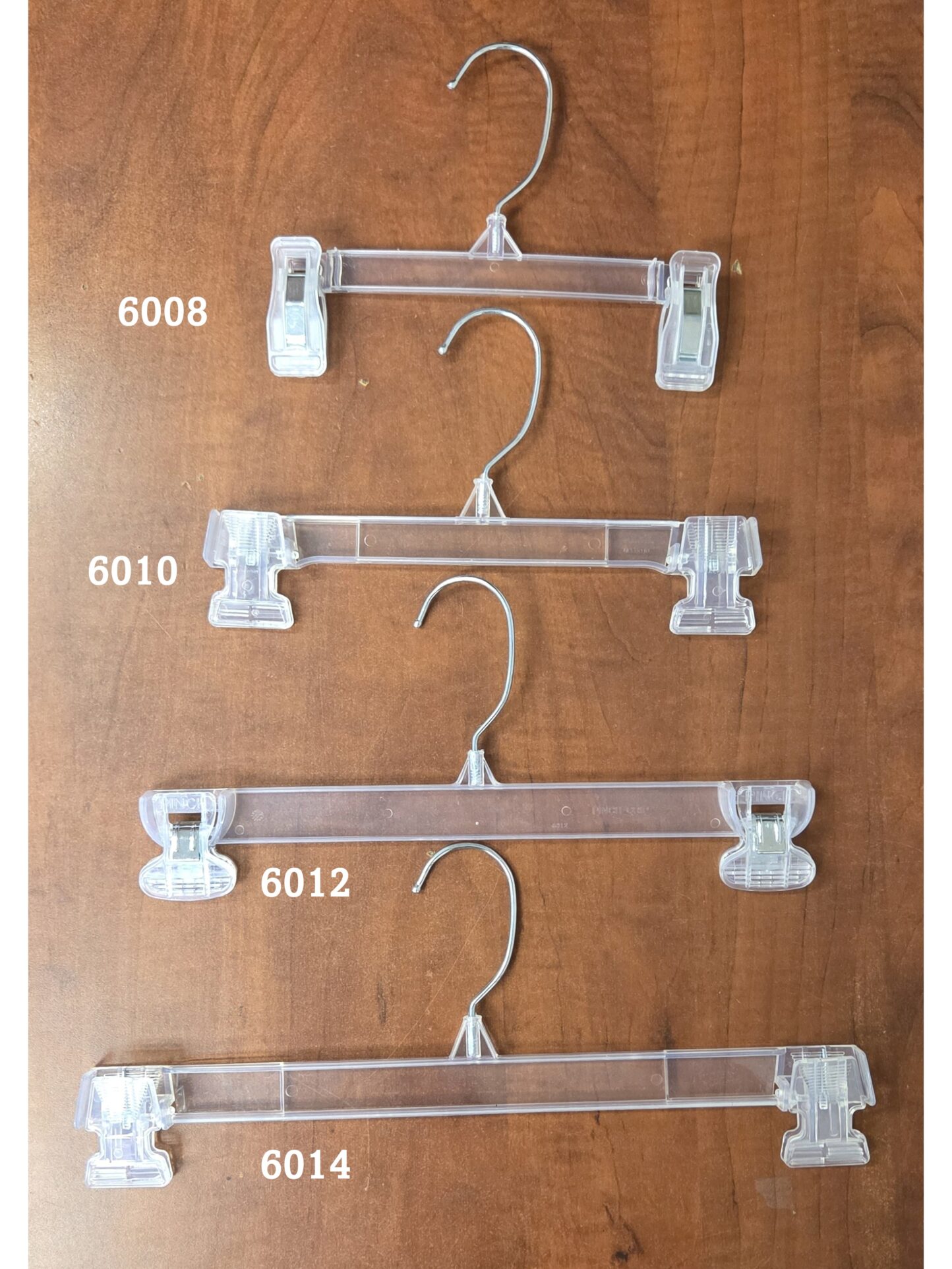 Clear bottom hangers
