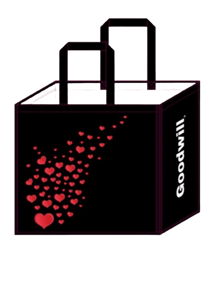 Sturdy Reusable Goodwill Branded Shopping Bags Sold by Case 1 Pallet Minimum - Image 9